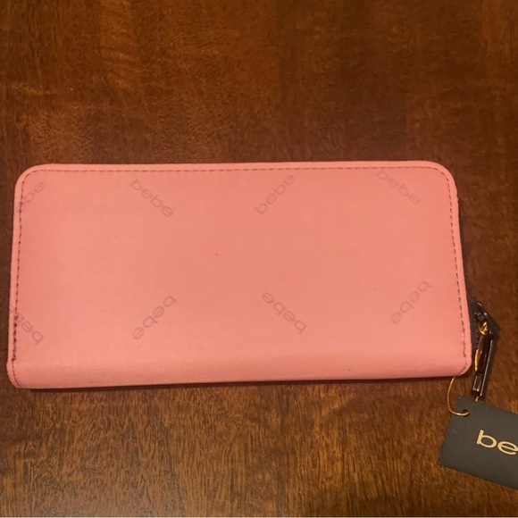 NWT BEBE Pink LA Long Wallet - Picture 5 of 6
